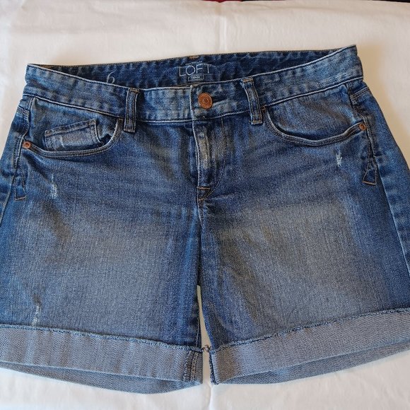Blue jeans shorts - size 6 - Picture 3 of 4